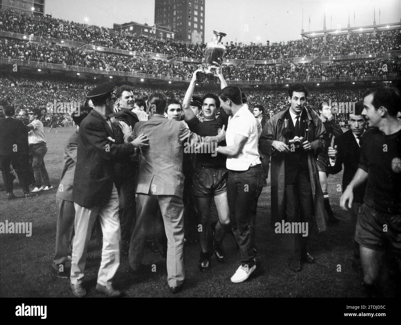Madrid. 06/21/1964. Finale der FußballEuropameisterschaft zwischen den