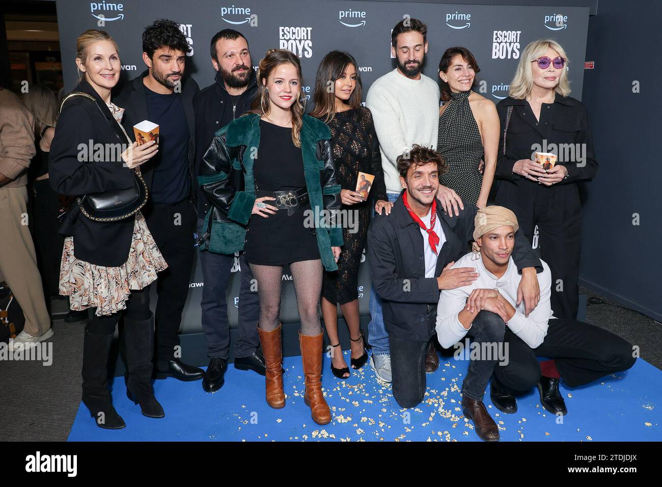 Paris, Frankreich. Dezember 2023. Kelly Rutherford, Simon Ehrlacher ...