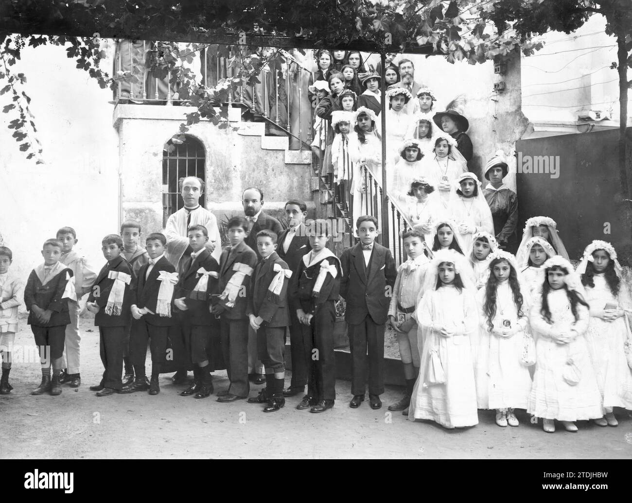 Lissabon, Juli 1915. Die spanische Kolonie in Lissabon. Spanische