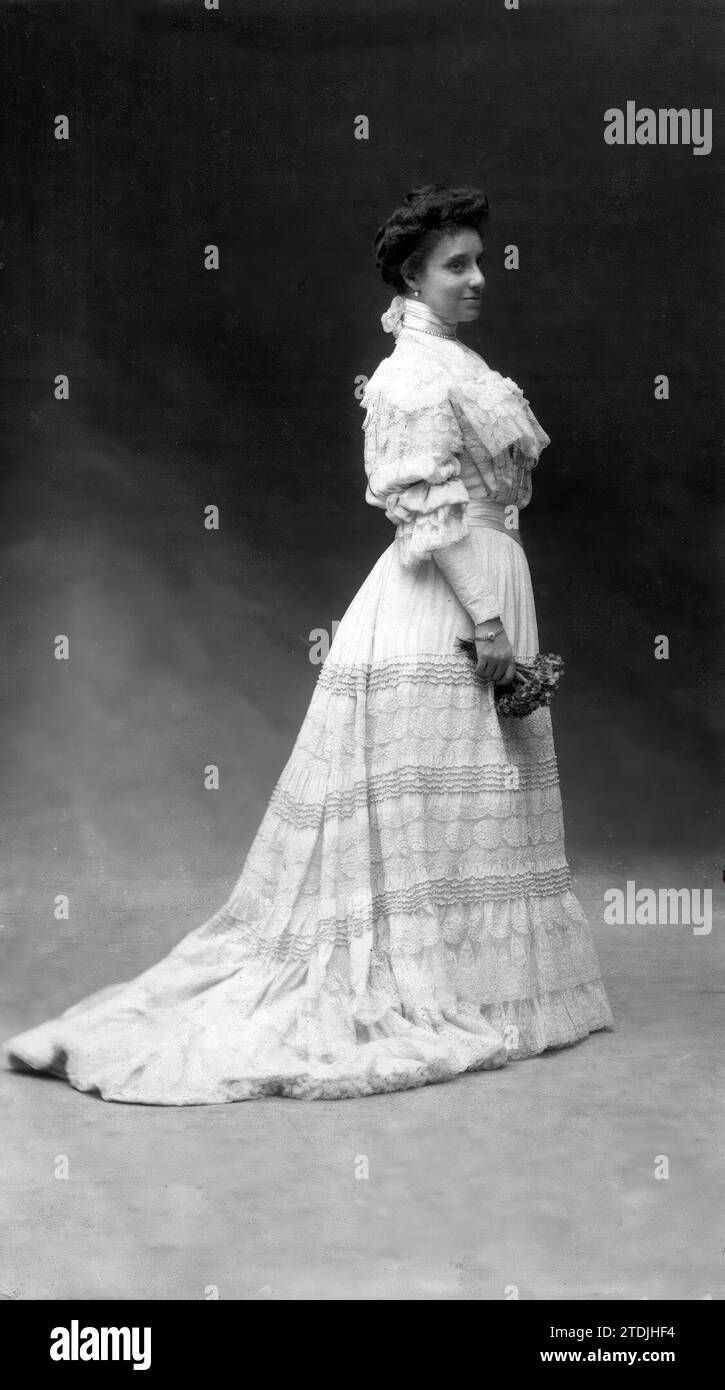 01/11/1906. Infantin Maria Teresa nach ihrer Hochzeit. Quelle: Album / Archivo ABC / Christian Franzen Stockfoto