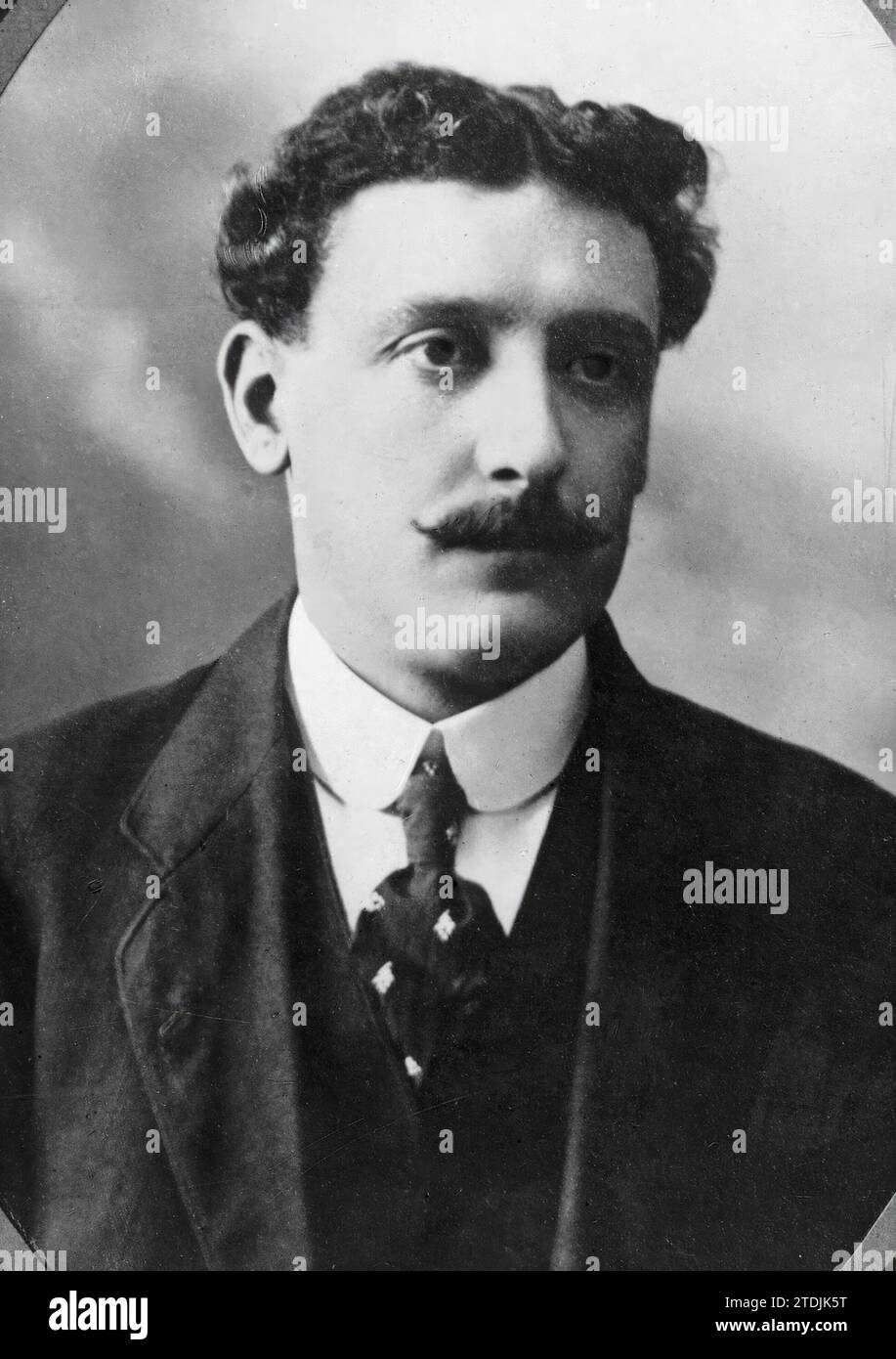 12/31/1914. Der englische Soldat William Lousdale, der von den Deutschen zum Tode verurteilt und begnadigt wurde. Quelle: Album/Archivo ABC Stockfoto