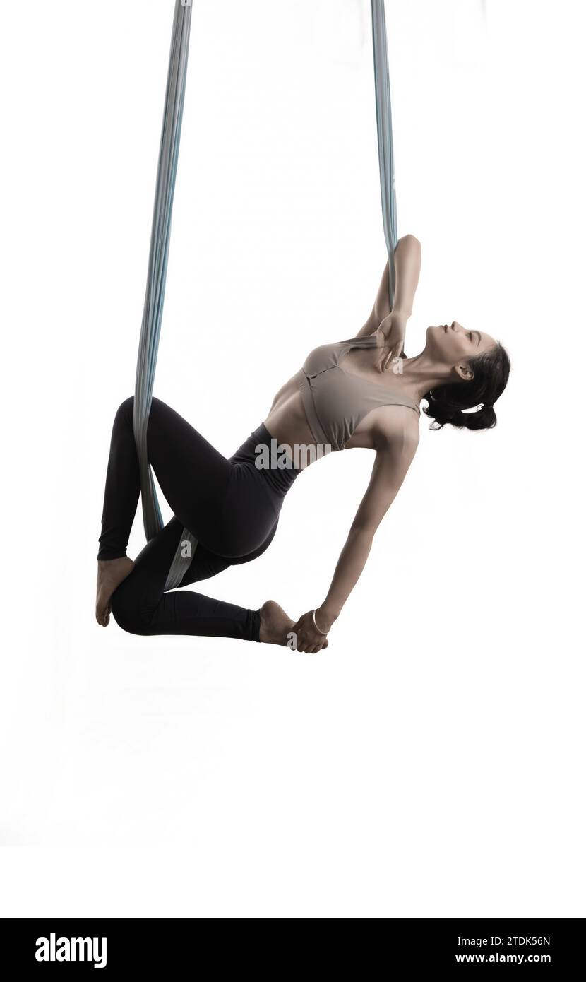 Hochauflösendes Foto mit Seiltanz Stockfoto