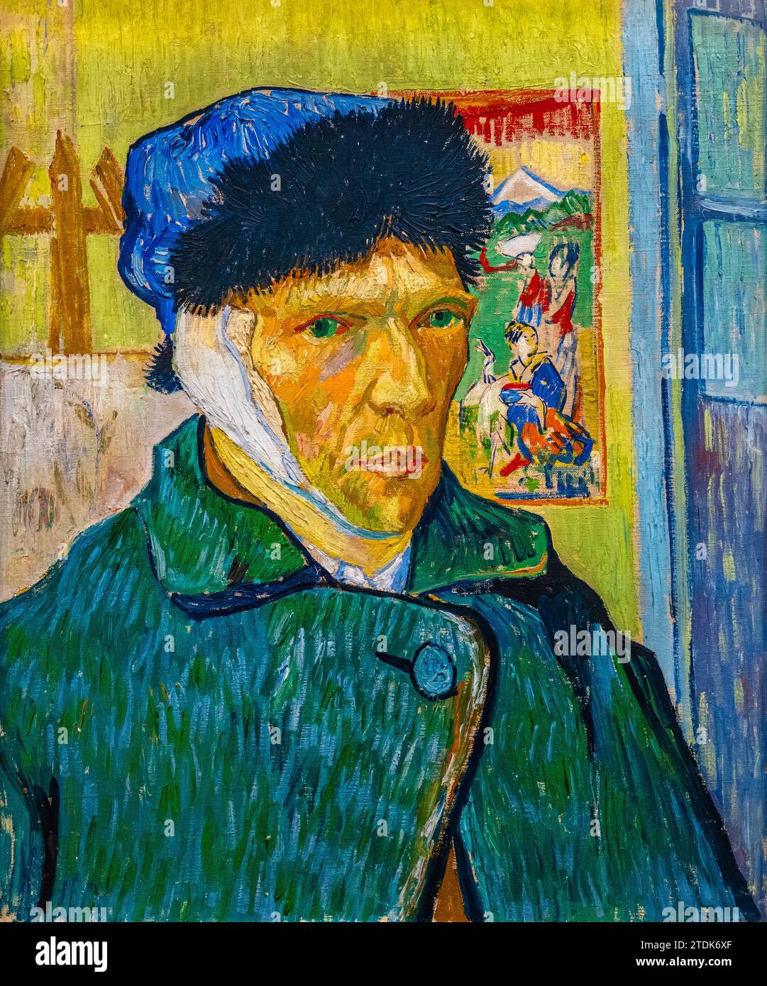 VINCENT VAN GOGH (1853–1890) SELBSTPORTRÄT MIT BANDAGIERTEM OHR (1889) THE COURTAULD GALLERY (1932) SOMERSET HOUSE (1776) LONDON VEREINIGTES KÖNIGREICH Stockfoto