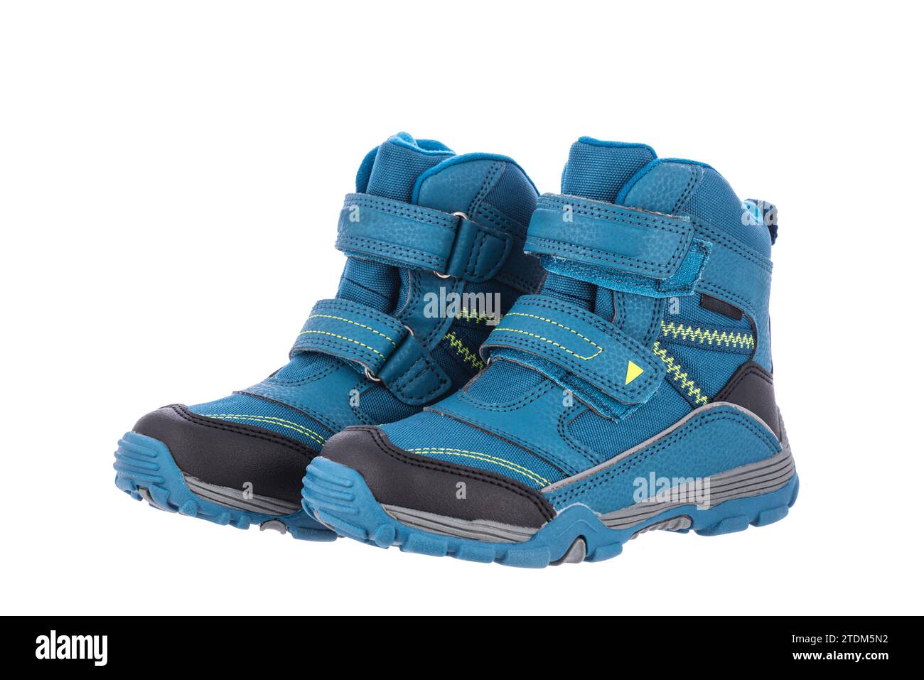 Schuhe auf isoliertem weißem Hintergrund Stockfoto