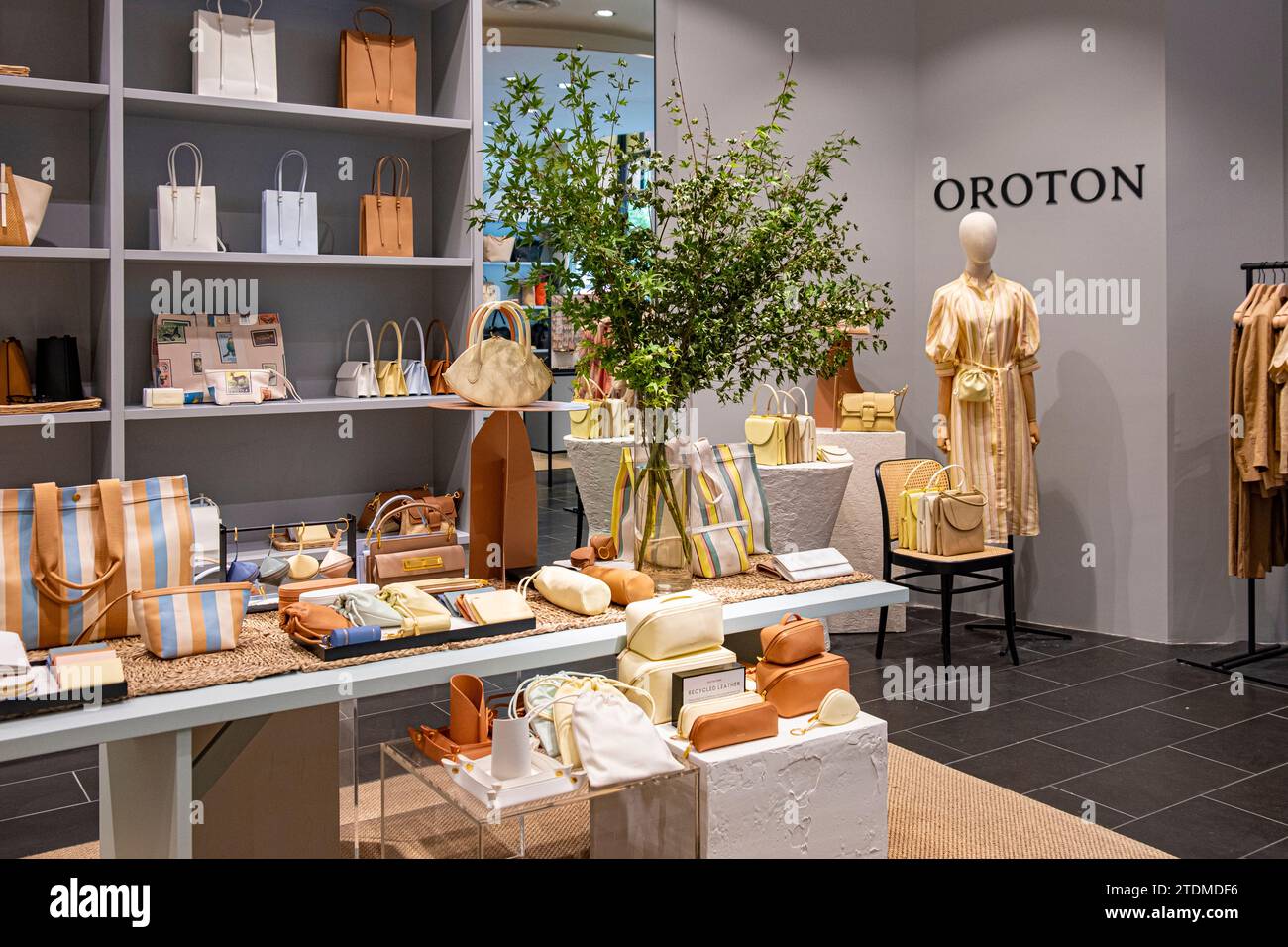 Einkaufszentren in Sydney, Australien rund um die Weihnachtszeit Stockfoto