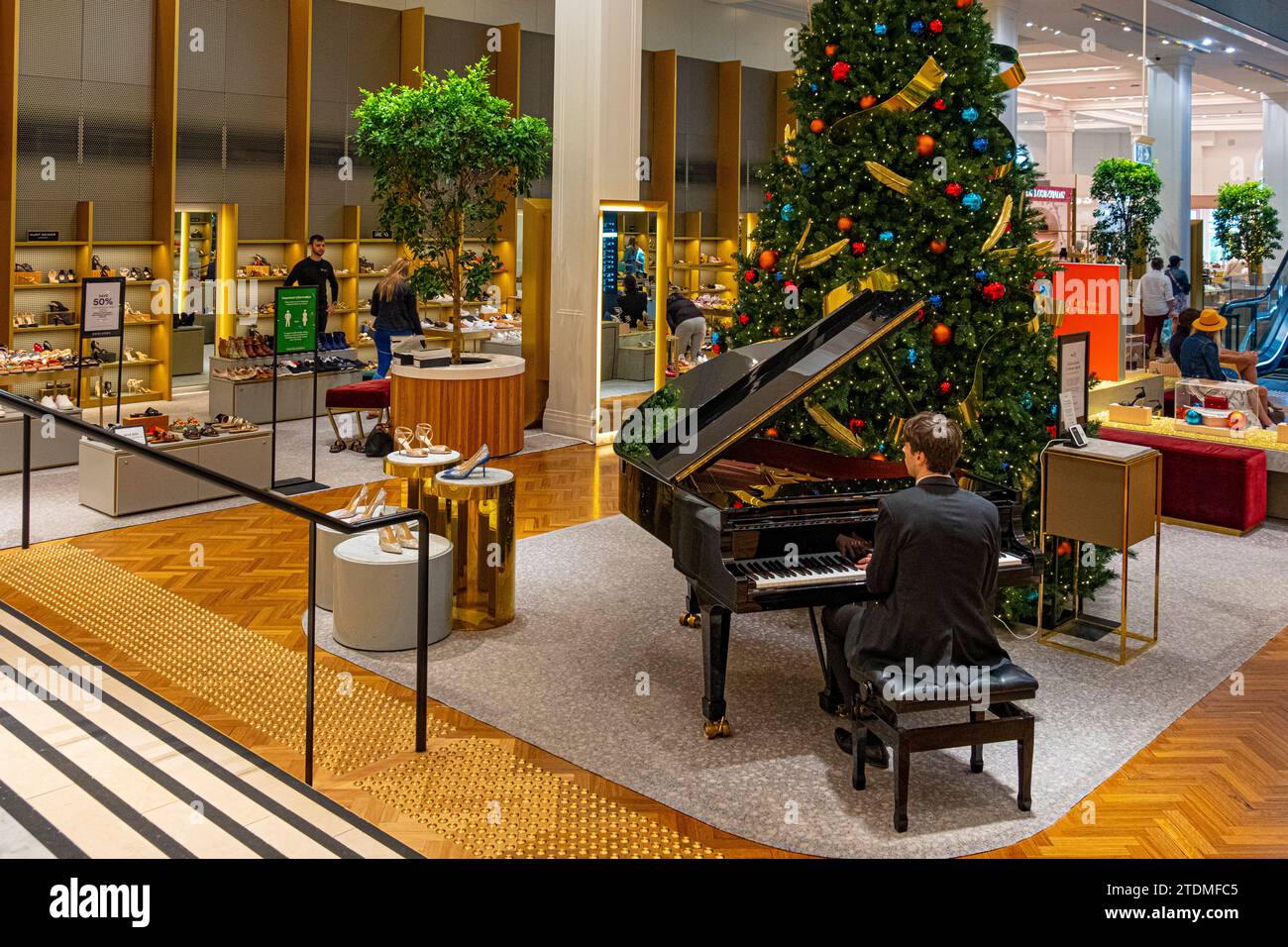 Einkaufszentren in Sydney, Australien rund um die Weihnachtszeit Stockfoto
