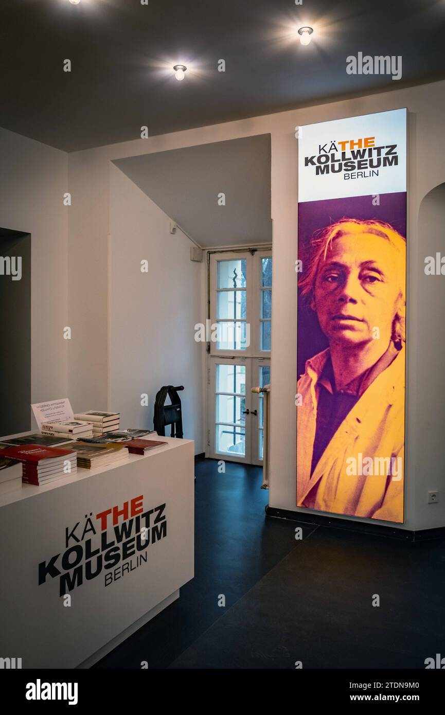 Berlin Charlottenburg das Käthe Kollwitz Museum - 19.12.2023 *frei für redaktionelle Nutzung Berlin *** Berlin Charlottenburg das Käthe Kollwitz Museum 19 12 2023 frei für redaktionelle Nutzung Berlin Stockfoto