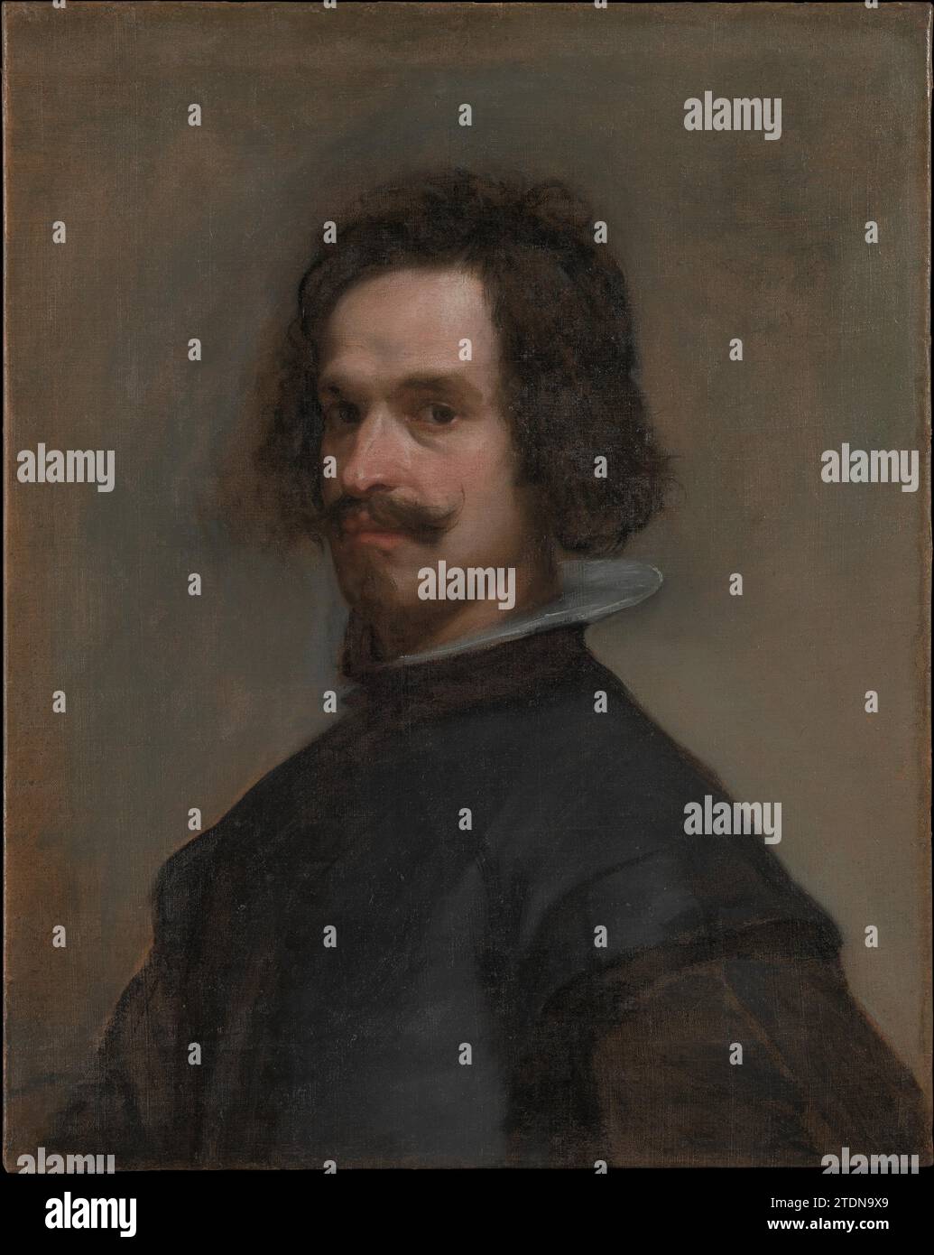 Porträt eines Mannes, möglicherweise ein Selbstporträt 1949 von Velazquez (Diego Rodriguez de Silva y Velazquez) Stockfoto