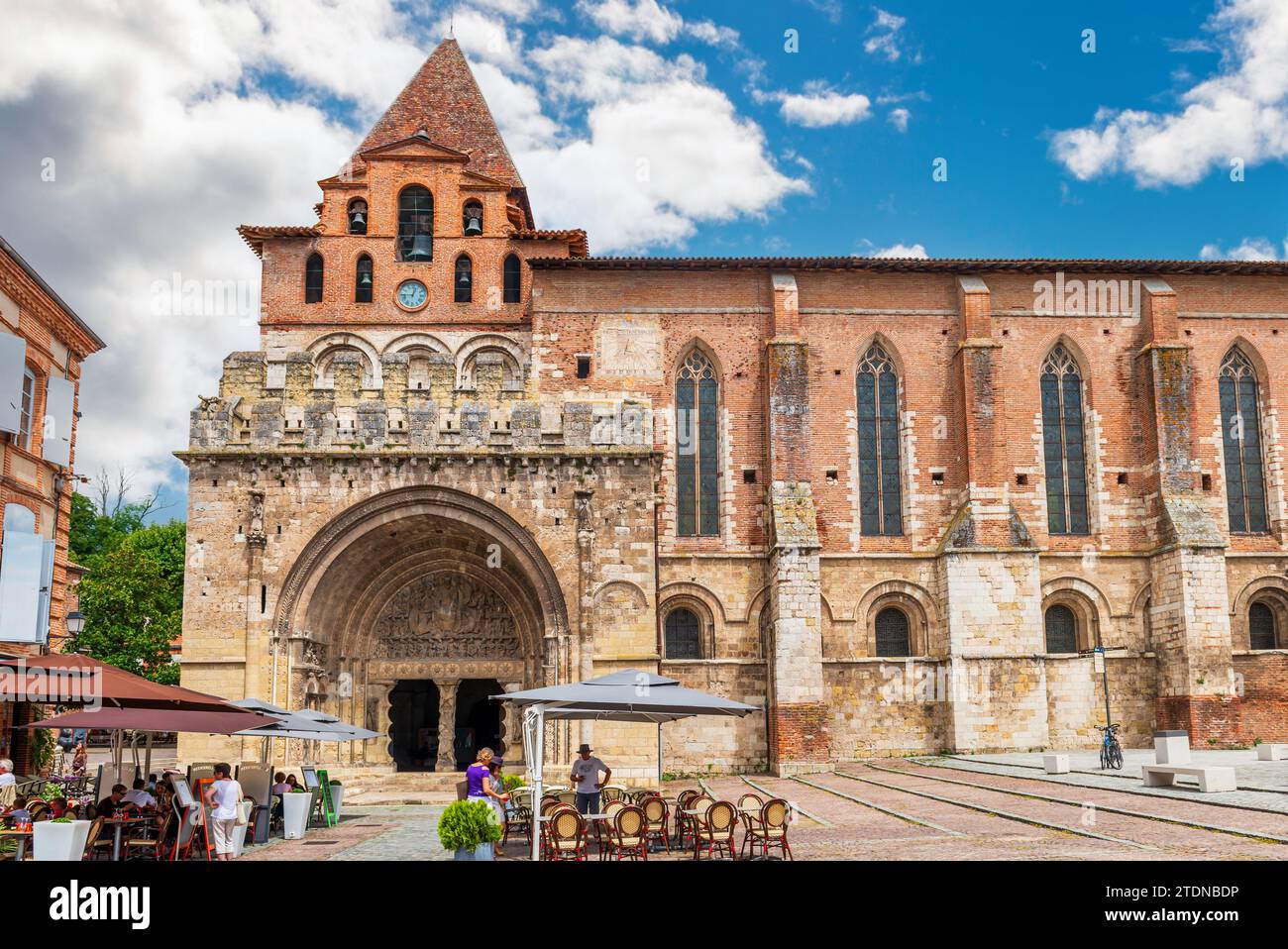 Abtei Saint-Pierre de Moissac in Tarn et Garonne in Occitanie, Frankreich Stockfoto