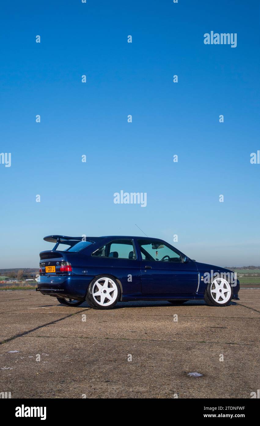 Ford Escort RS Coswoth (1992 bis 1995), basierend auf Mk5 Escort Stockfoto