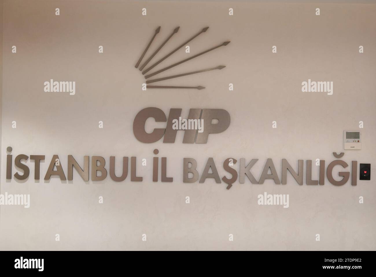ISTANBUL, TURKIYE - 28. MAI 2023: CHP Istanbul Provincial Presidency Stockfoto