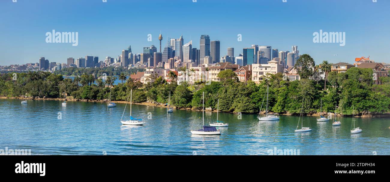 Sydney-panorama Stockfoto