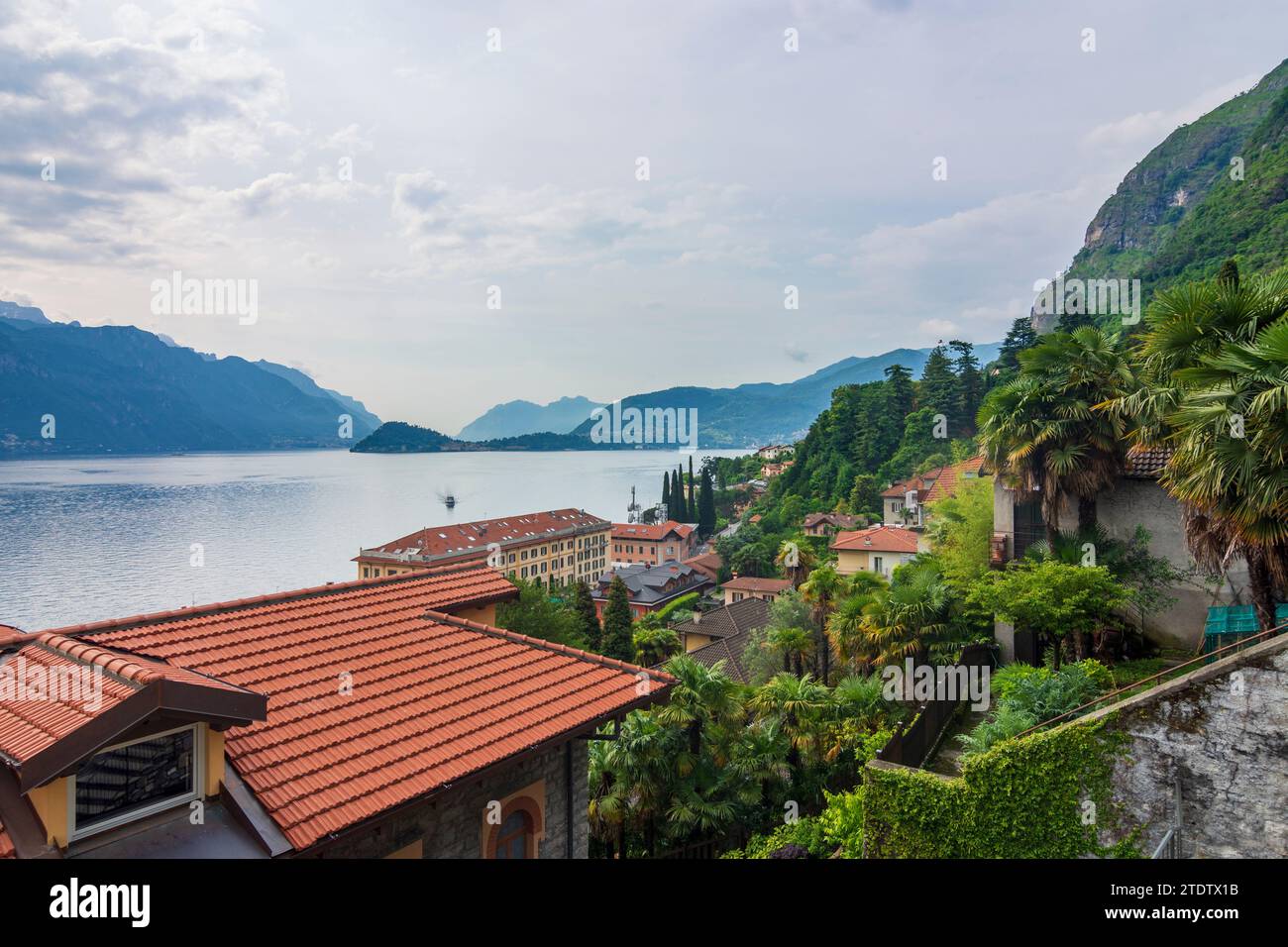 Menaggio: Stadt Menaggio, Comer See in Como, Lombardei, Italien Stockfoto