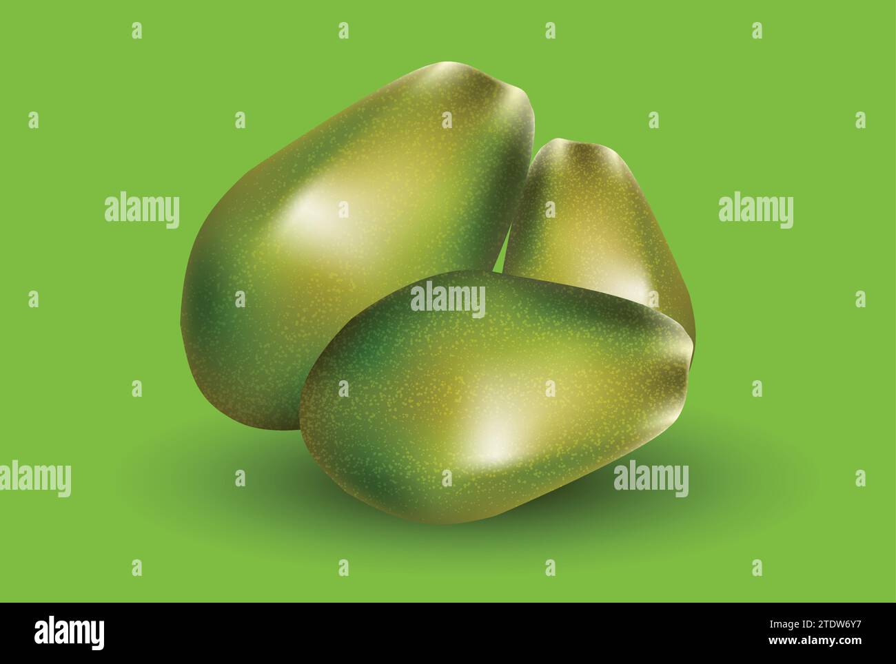 Avocado Obst Stock Vektor