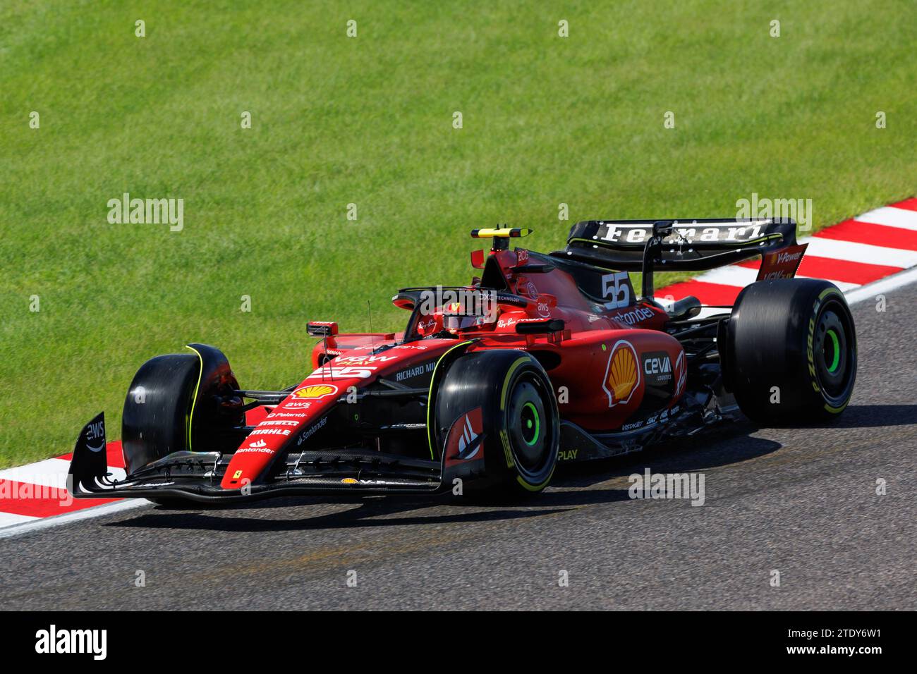 Suzuka Grand Prix Circuit, 20. Dezember 2023: Carlos Sainz (ESP) vom Team Ferrari während des Formel 1 Grand Prix von Japan 2023. Stockfoto