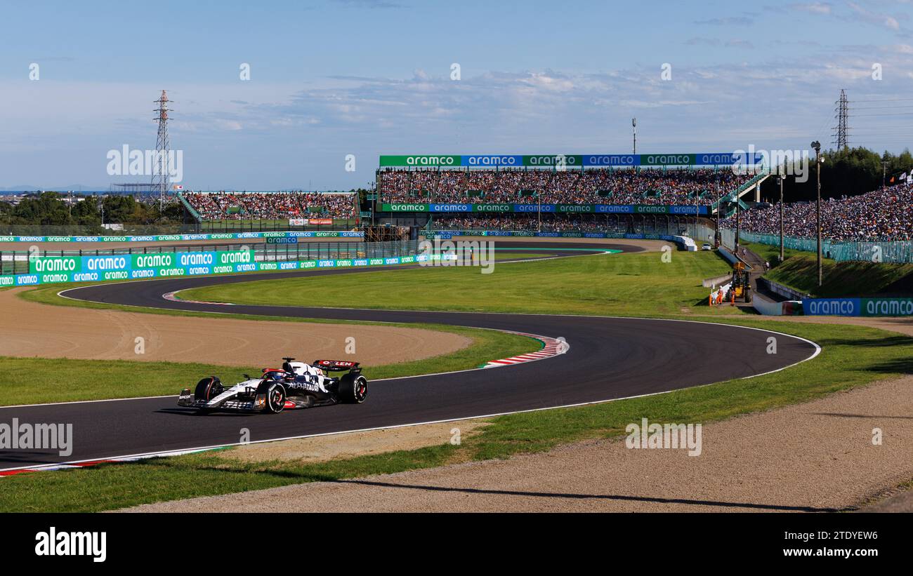 Suzuka Grand Prix Circuit, 20. Dezember 2023: Liam Lawson während des Formel 1 Grand Prix von Japan 2023. Stockfoto