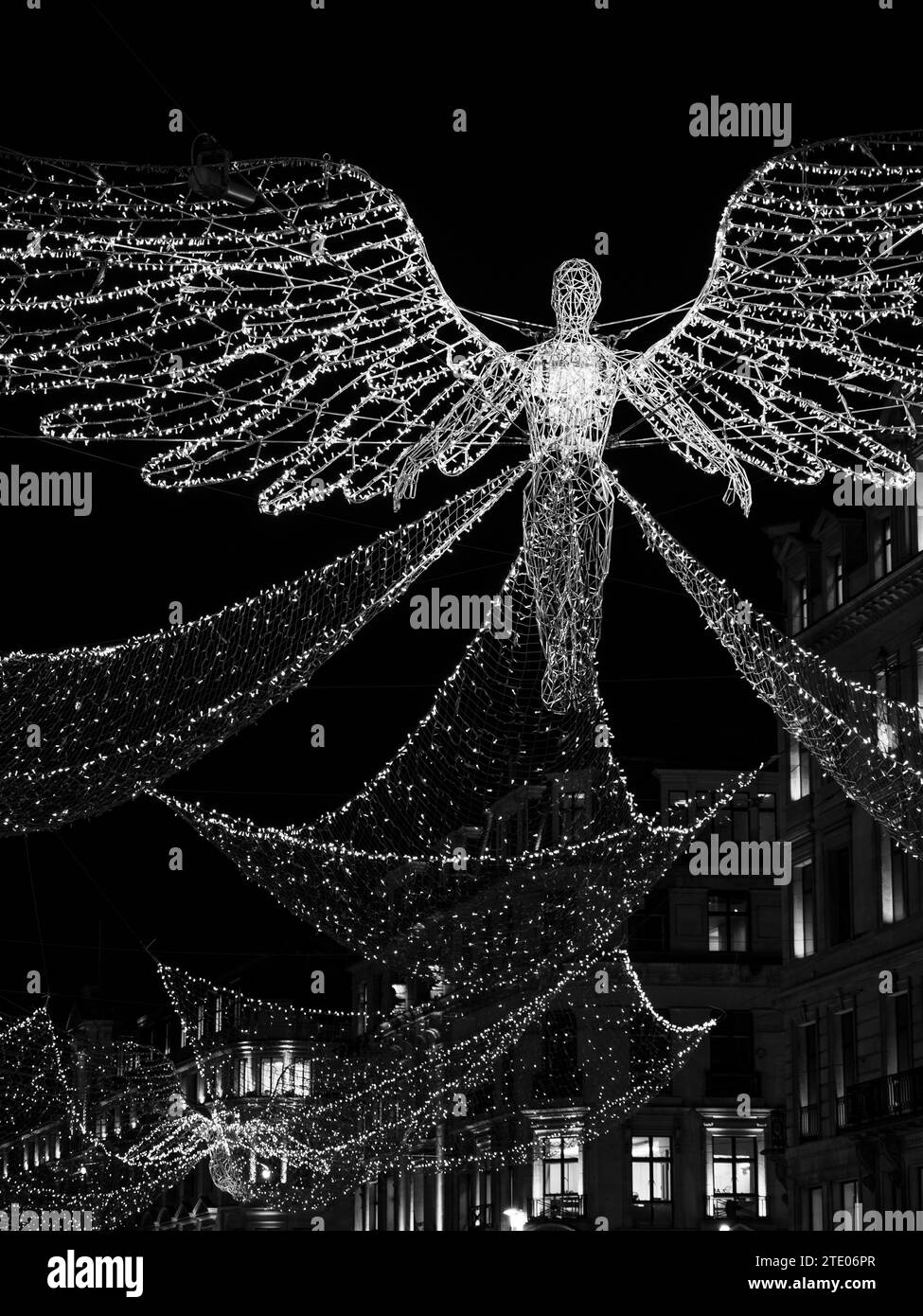 The Spirit of Christmas, Regent Street, Christmas Lights, London, England, GROSSBRITANNIEN, GB. Stockfoto