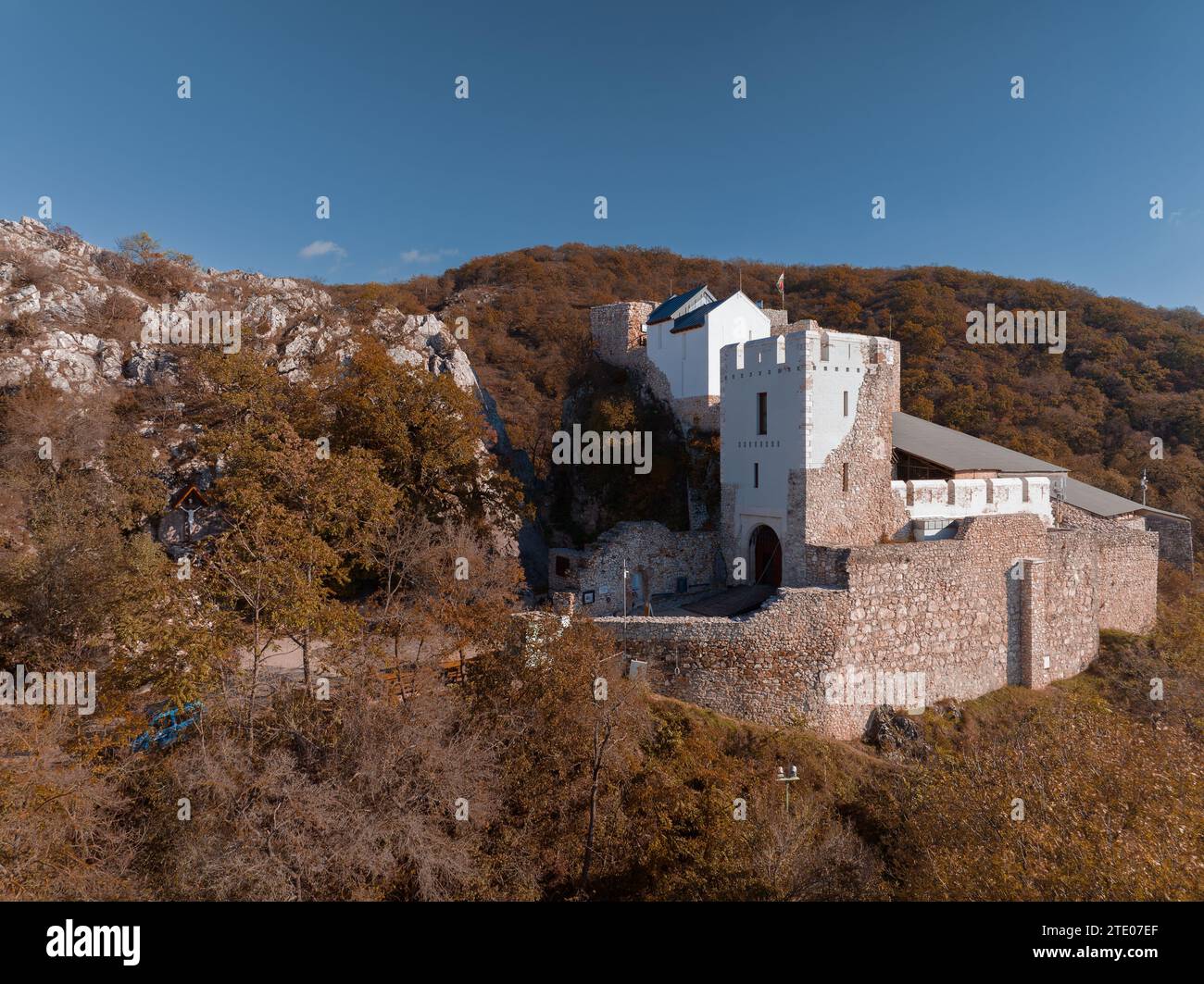 Das Schloss Csokako ist ein wunderschönes altes Schloss, das heute als Museum zu besichtigen ist. Stockfoto