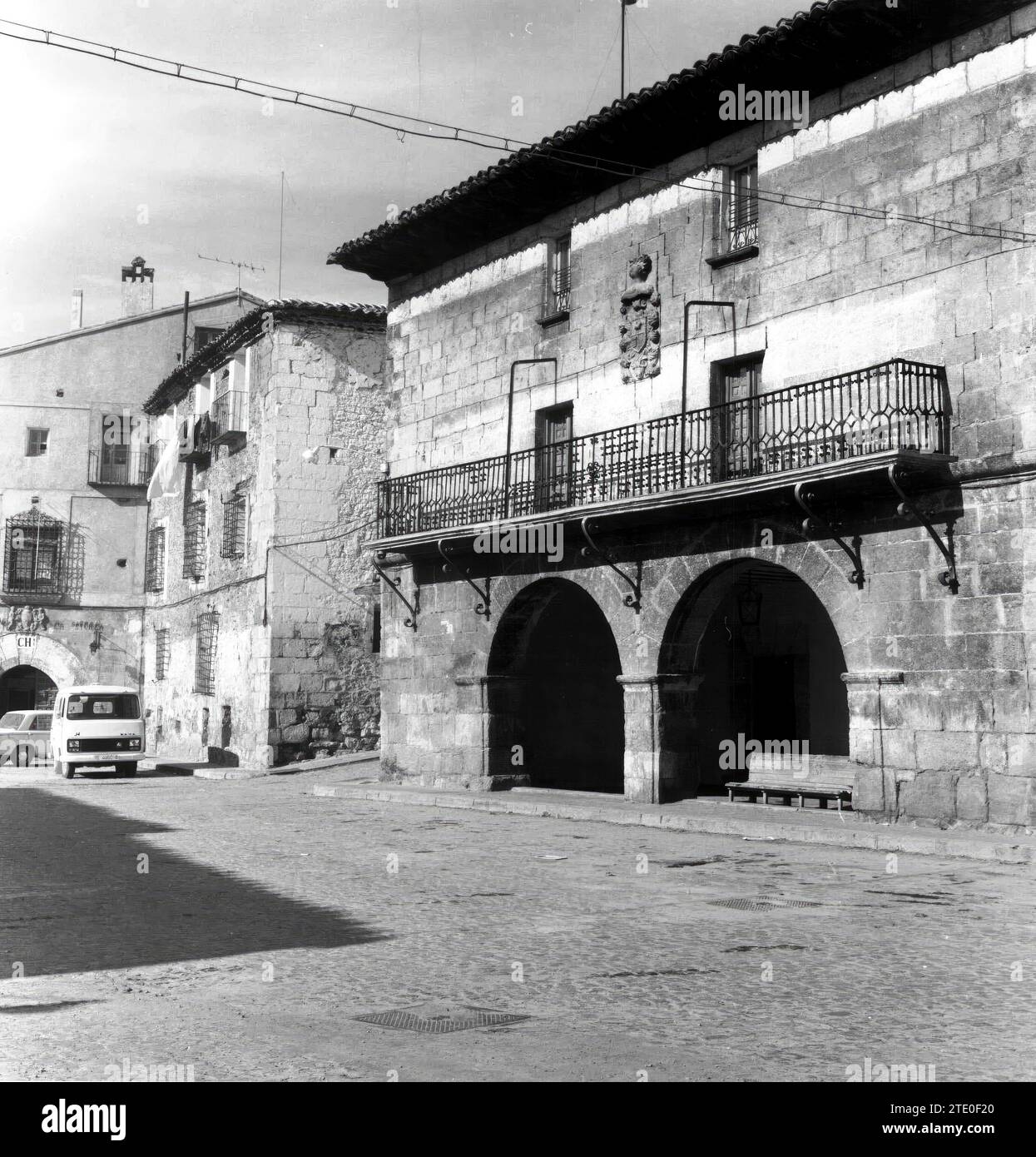 11/08/1974. Orihuela del Tremedal City Council (Teruel). Quelle: Album / Archivo ABC / Luis Alonso Stockfoto