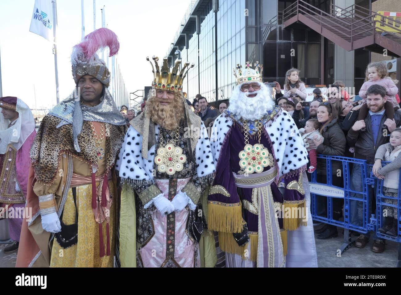 Valencia, 01.05.2015. Die Drei Weisen Legana Valencia. Foto: Mikel Ponce Archdc. Quelle: Album / Archivo ABC / Mikel Ponce Stockfoto