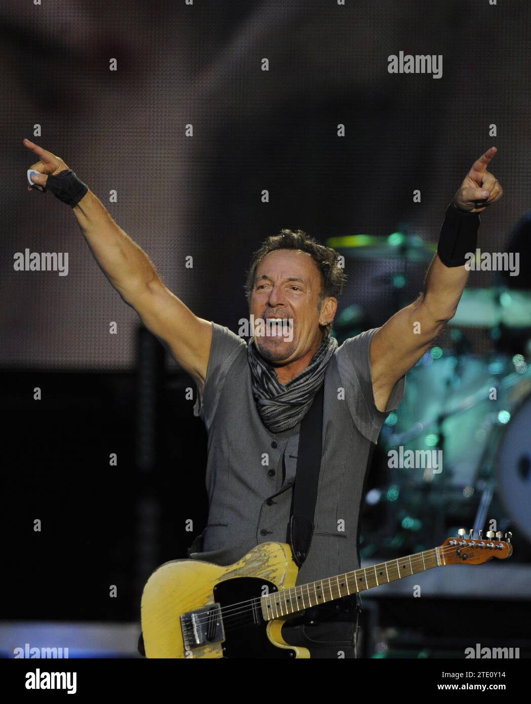 Madrid, 21.05.2016. Bruce Springsteen Konzert im Santiago Bernabéu. Foto: San Bernardo Archdc. Quelle: Album / Archivo ABC / Eduardo San Bernardo Stockfoto