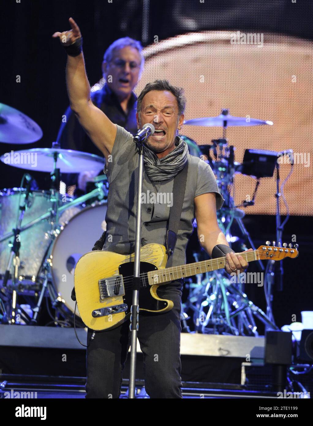 Madrid, 21.05.2016. Bruce Springsteen Konzert im Santiago Bernabéu. Foto: San Bernardo Archdc. Quelle: Album / Archivo ABC / Eduardo San Bernardo Stockfoto