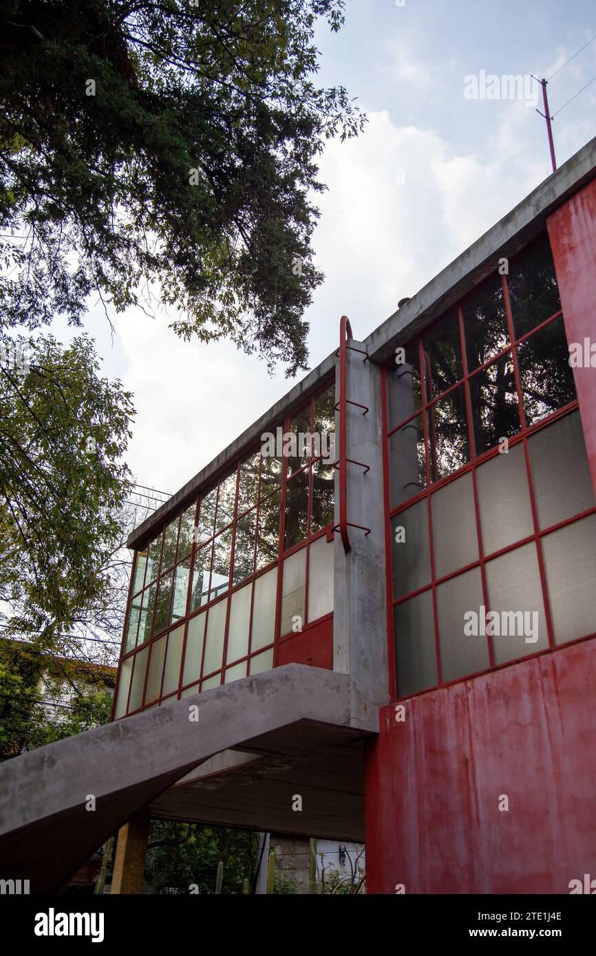 Museo Casa; Estudio, Diego Rivera und Frida Kahlo Studio and House in Mexico City, Mexiko Stockfoto