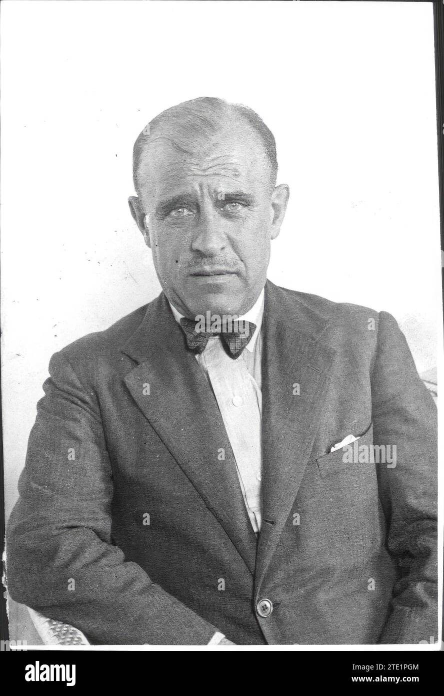 12/31/1929. Eines der wenigen Porträts des Grafen von Jordana in Zivilkleidung aus den 1930er Jahren Quelle: Album / Archivo ABC / José Díaz Casariego Stockfoto