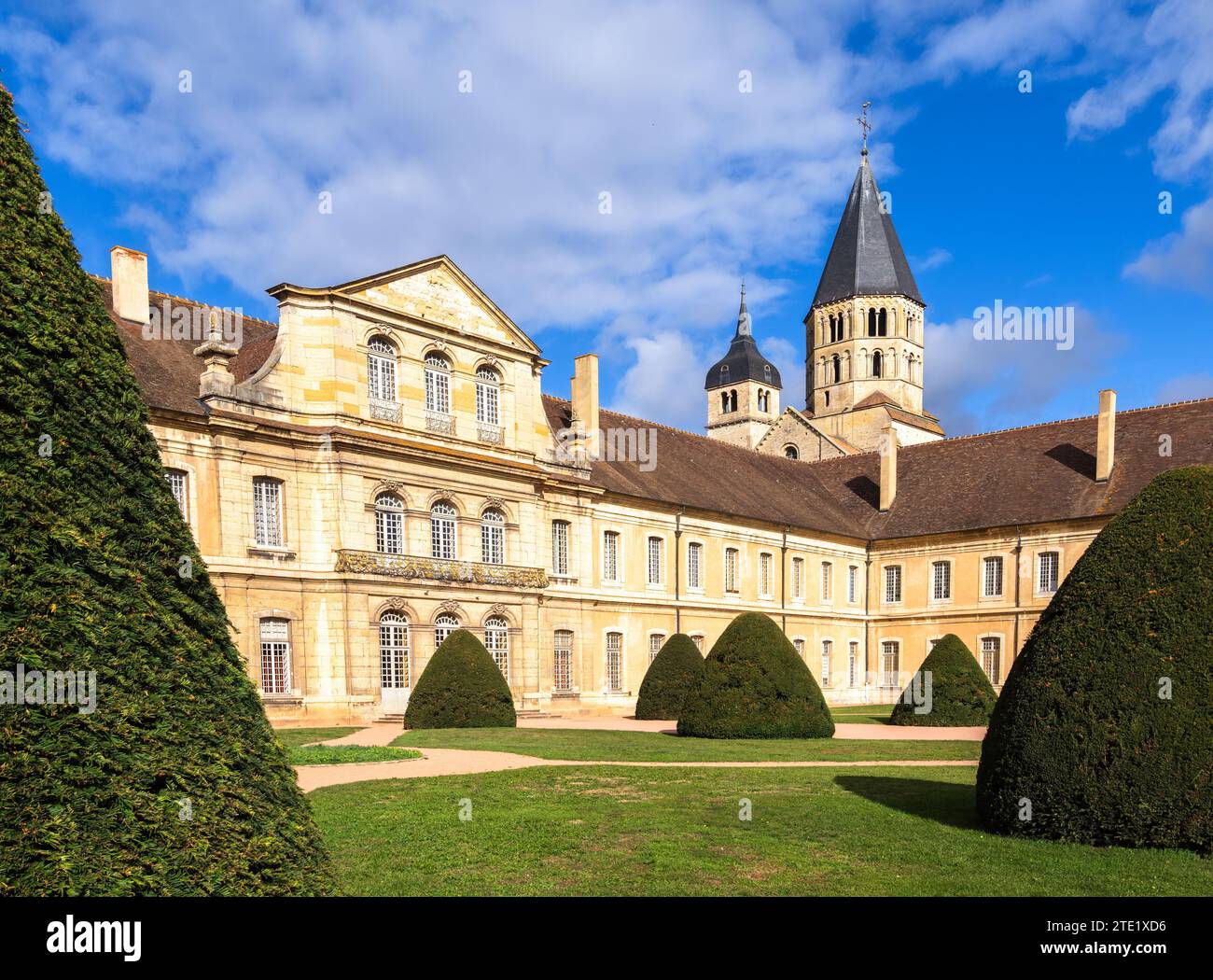 Cluny, Frankreich 14. Oktober 2023 Die Abtei Cluny in Burgund war