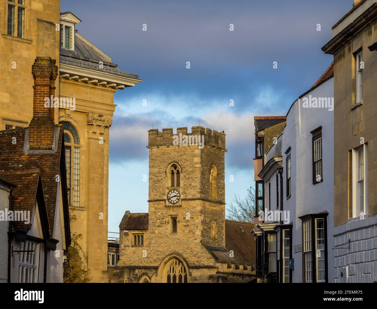 St Nicolas Church, Abingdon-on-Thames, Oxfordshire, England, Vereinigtes Königreich GB Stockfoto