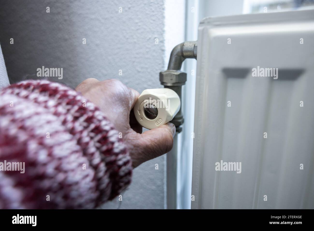 ANSCHAULICH: Der Gaspreis fällt. ANP / Hollandse Hoogte / Laurens van Putten netherlands Out - belgien Out Stockfoto