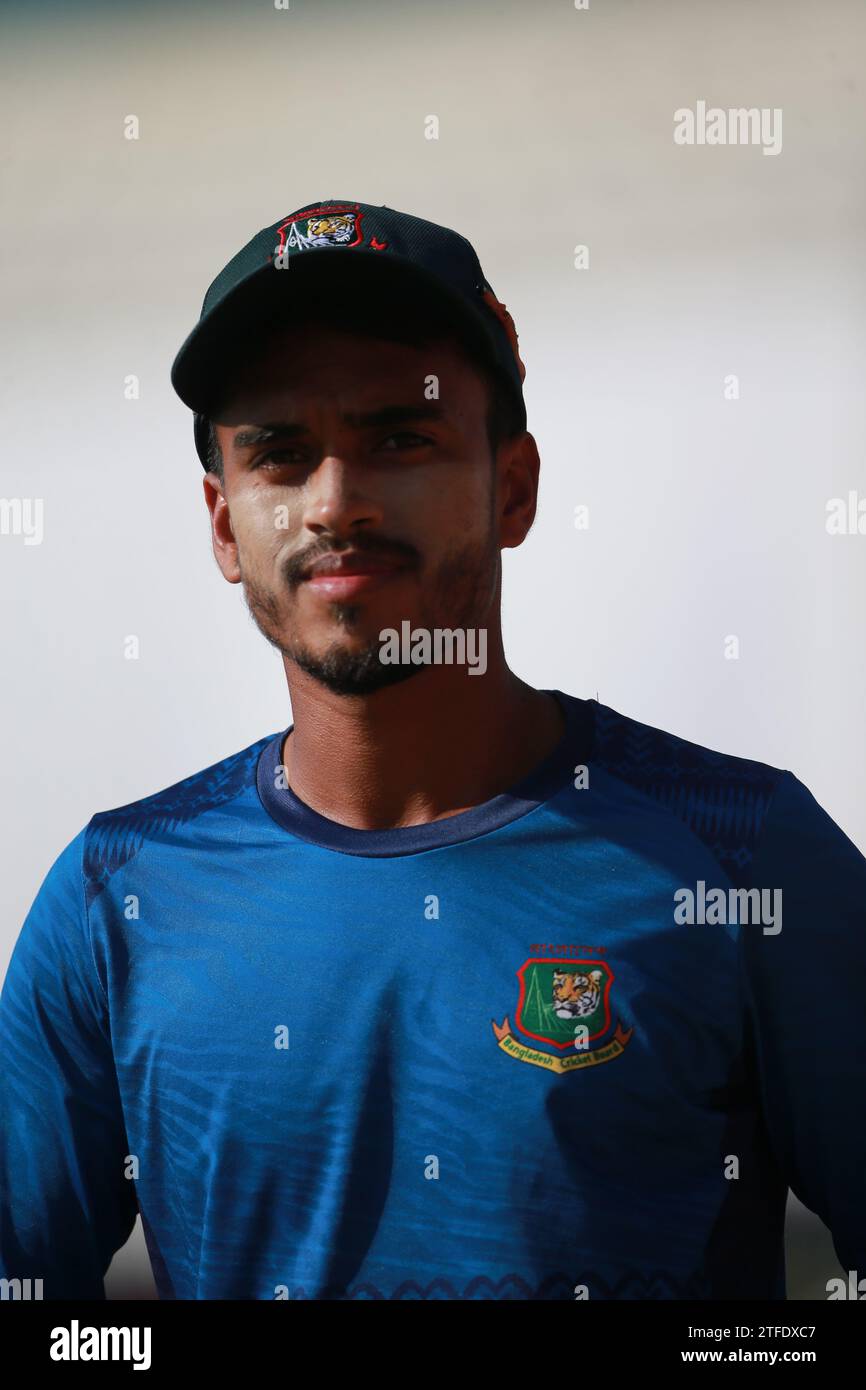 Bangladesch-New Zealand First Test Day 3 im Sylhet International Cricket Stadium, Lakkatura, Bangladesch, 3 Stockfoto