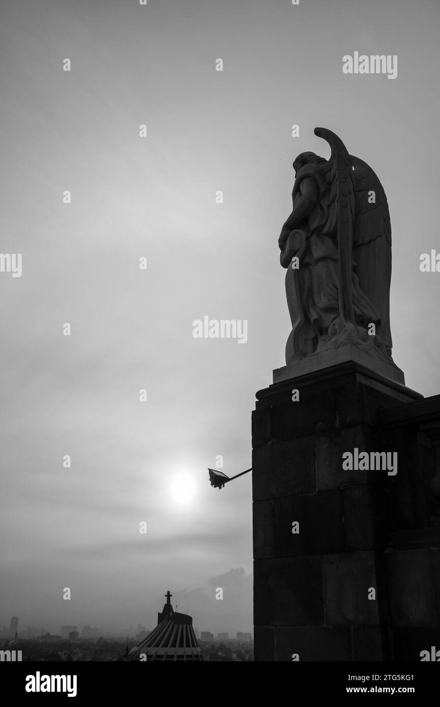 Ángel de Villa Guadalupe Stockfoto