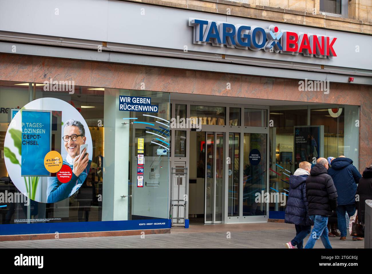 Filiale der Targobank in Mannheim, Baden-Würrtemberg *** Niederlassung der Targobank in Mannheim, Baden Würrtemberg Copyright: xx Stockfoto