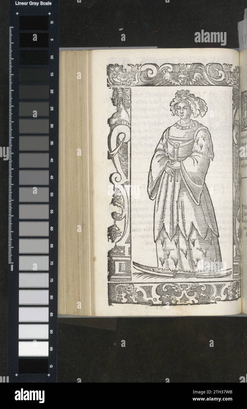 Lapponia Braut, Christoph Krieger, nach Cesare Vecellio, Papier 1598 Stockfoto
