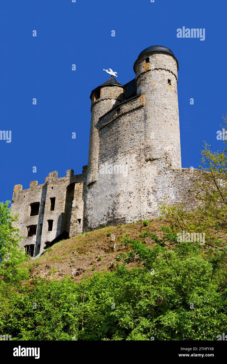 Burg Greifenstein, Greifenstein, Hessen, Deutschland, Europa Stockfoto
