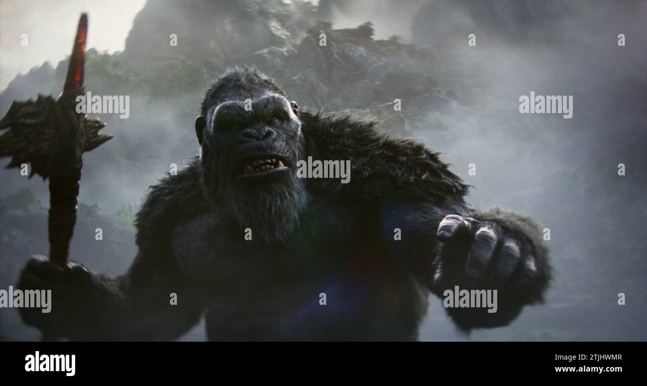 Godzilla x Kong der König des Neuen Reiches Stockfoto