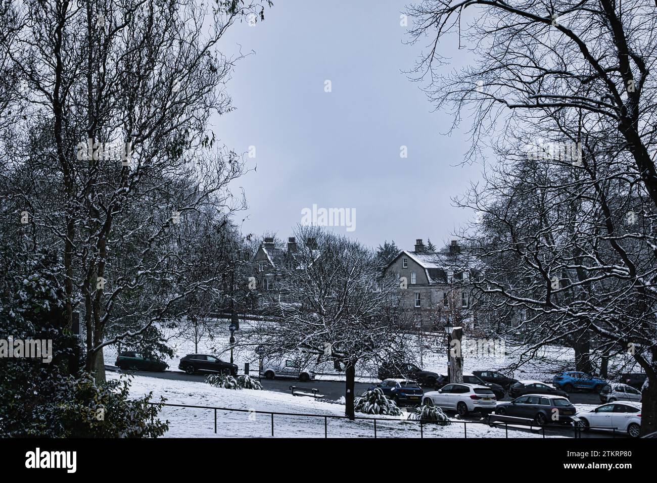 Wunderschöne Aufnahmen, die während des Winters in Harrogate aufgenommen wurden Stockfoto Wunderschöne Aufnahmen, die während des Winters in Harrogate aufgenommen wurden Stockfoto