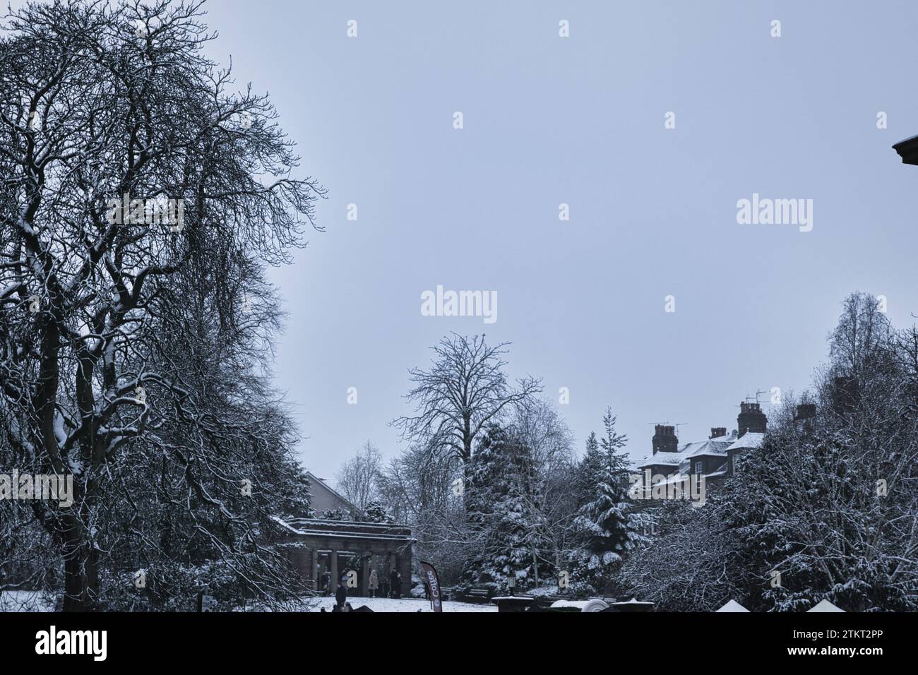Wunderschöne Aufnahmen, die während des Winters in Harrogate aufgenommen wurden Stockfoto Wunderschöne Aufnahmen, die während des Winters in Harrogate aufgenommen wurden Stockfoto