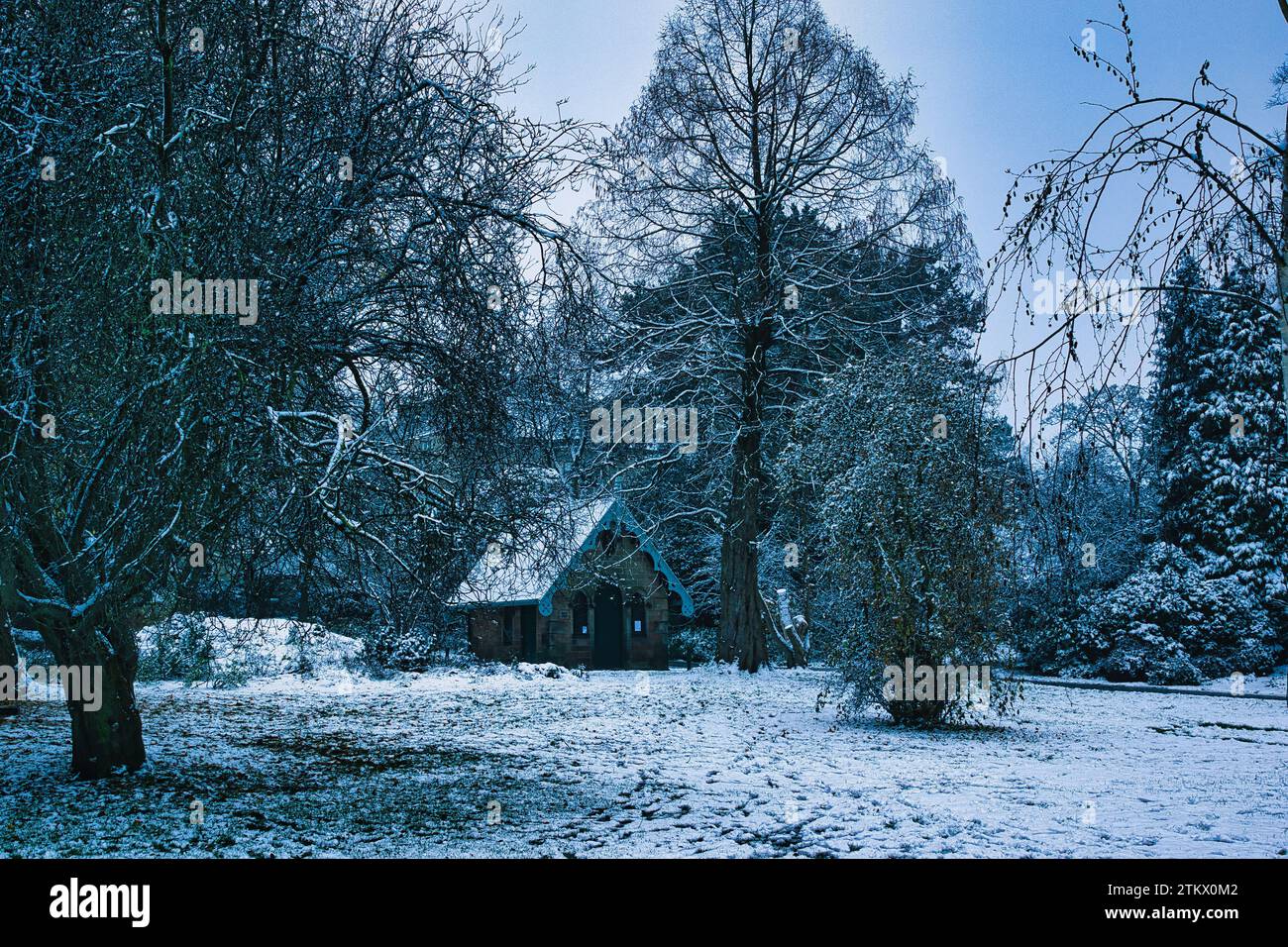 Wunderschöne Aufnahmen, die während des Winters in Harrogate aufgenommen wurden Stockfoto Wunderschöne Aufnahmen, die während des Winters in Harrogate aufgenommen wurden Stockfoto