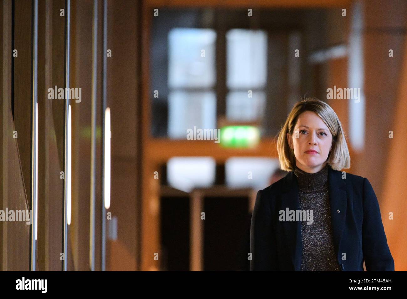 Edinburgh Scotland, UK 20 December 2023Jenny Gilruth MSP im schottischen Parlament. Credit sst/alamy Live News Stockfoto