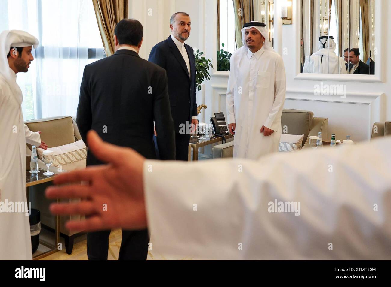 Doha, Katar. Dezember 2023. Der iranische Außenminister HOSSEIN AMIR