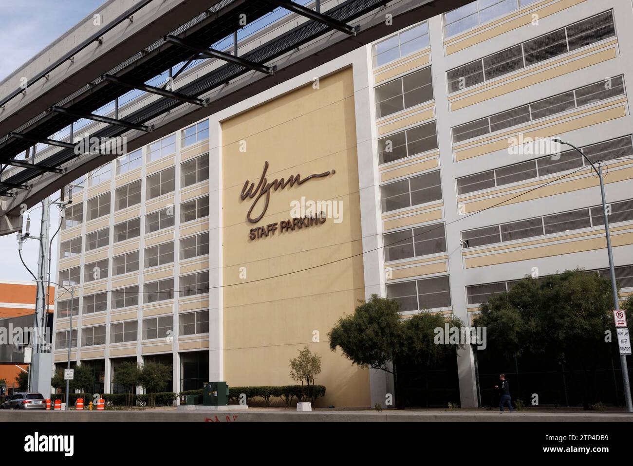 Allgemeine Ansicht des Parkplatzes des Wynn Resorts in Las Vegas, Nevada, USA. Bild aufgenommen am 11. Dezember 2023. © Belinda Jiao jiao.bilin@gmail.com 0 Stockfoto