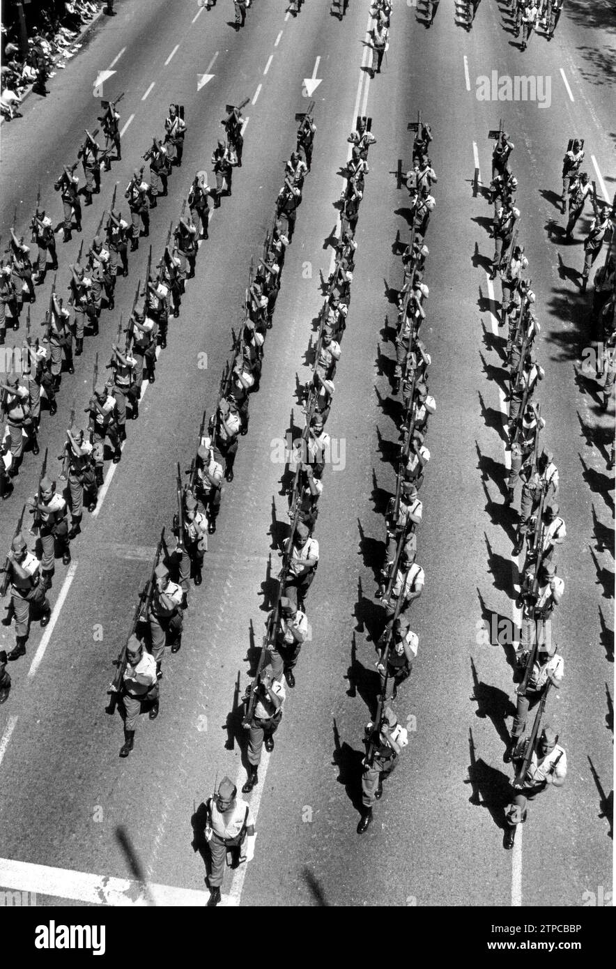 Die Legion bei der Siegesparade 1975. Quelle: Album / Archivo ABC / Manuel Sanz Bermejo Stockfoto