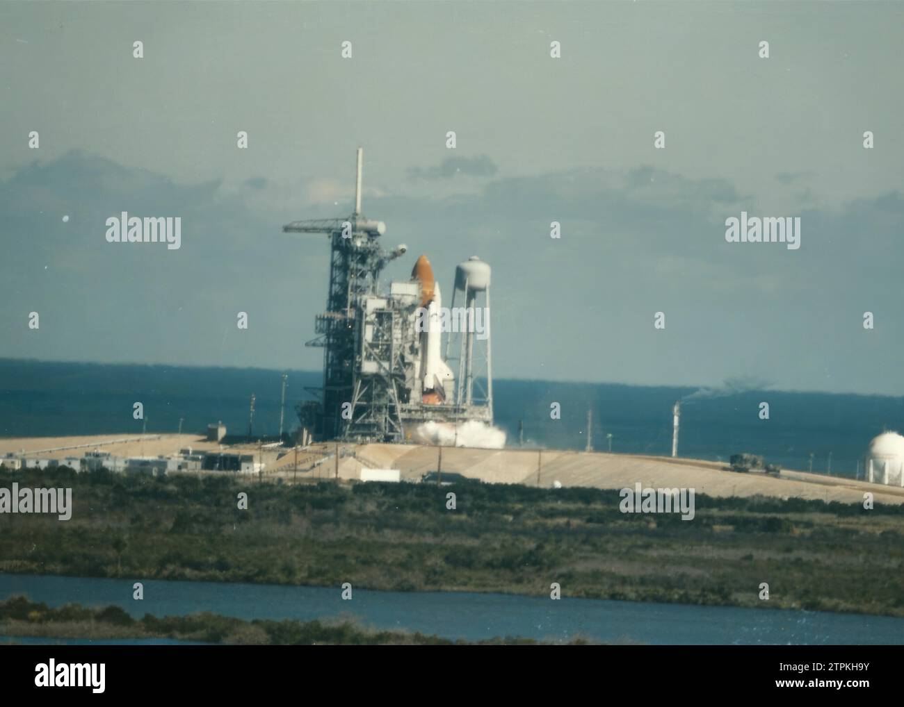 01/14/2014. Start und Explosion des Challenger Sts-51l 01/28/1986 Archdc. Quelle: Album/Archivo ABC Stockfoto