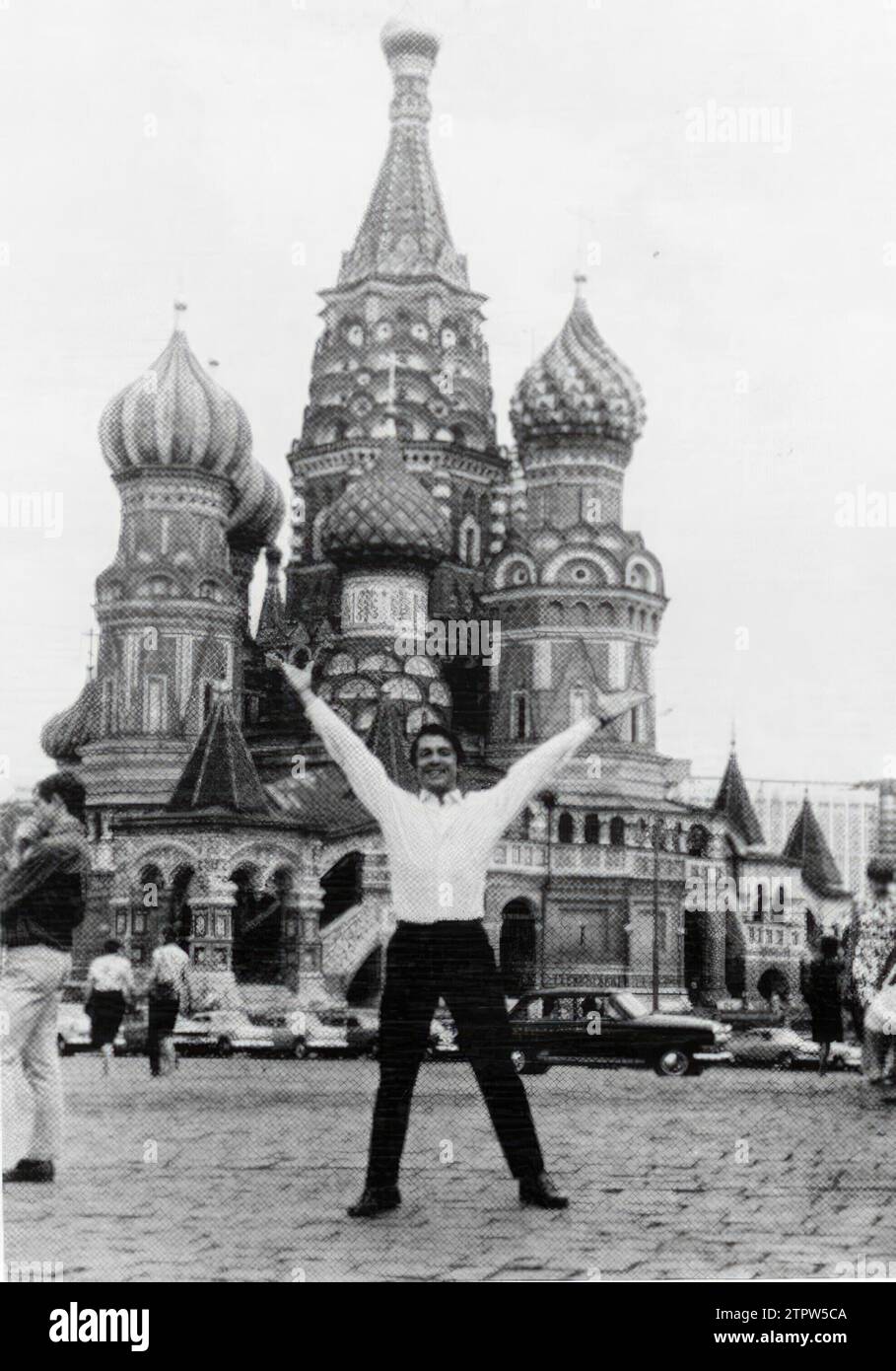 01/01/1928. Antonio Ruiz der Tänzer auf dem Roten Platz in Moskau. Quelle: Album/Archivo ABC Stockfoto