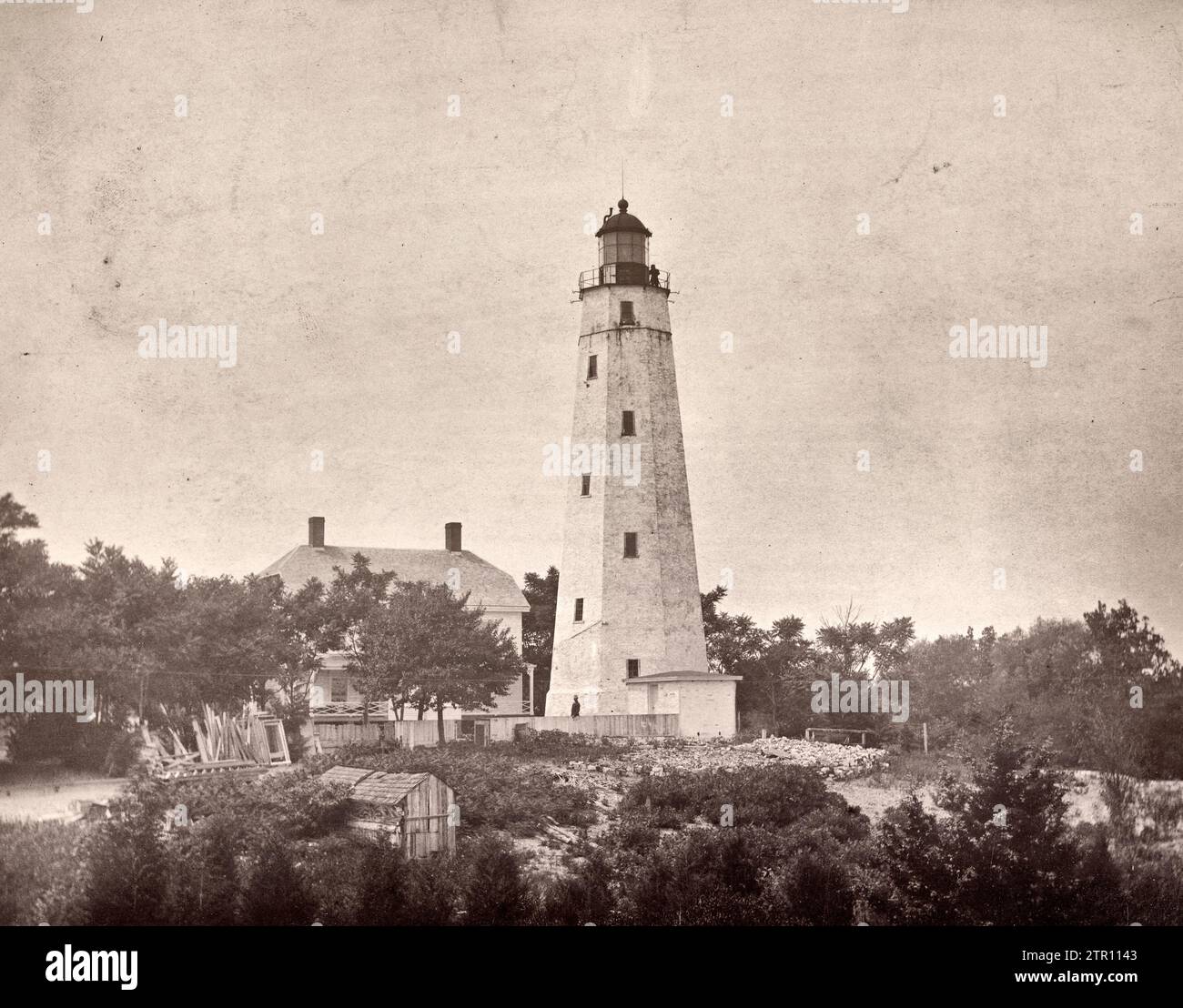 Sandy Hook Light Station, New Jersey, August 1913 Stockfoto
