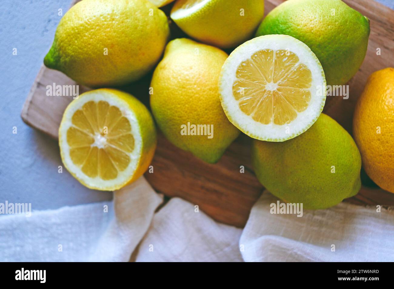 Zitronen für Limonade Stockfoto
