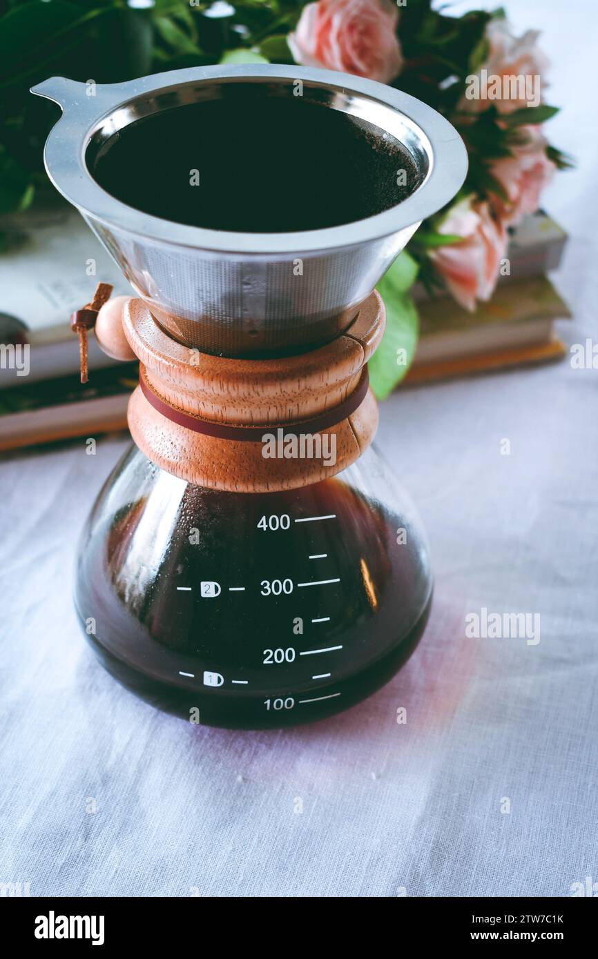 Kaffee-Glas Stockfoto