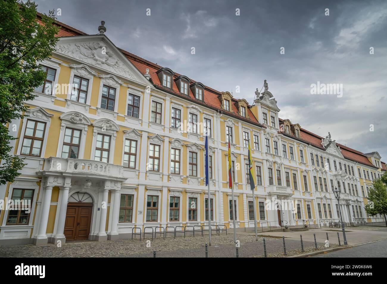 Landtag, Domplatz, Magdeburg, Sachsen-Anhalt, Deutschland Stockfoto